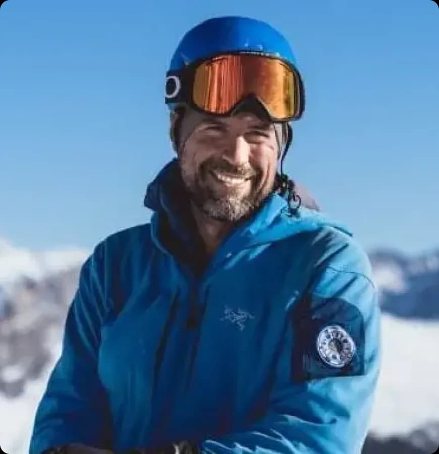 Tom on Emerald Peak, 2021